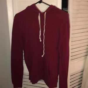 express long sleeve hooded tee